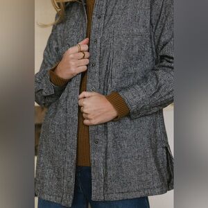 Bohme houndstooth shacket